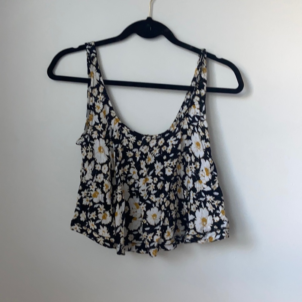Floral crop top